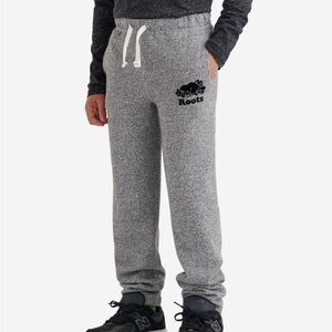 Roots Kids Heather Grey sweat pants - size 12